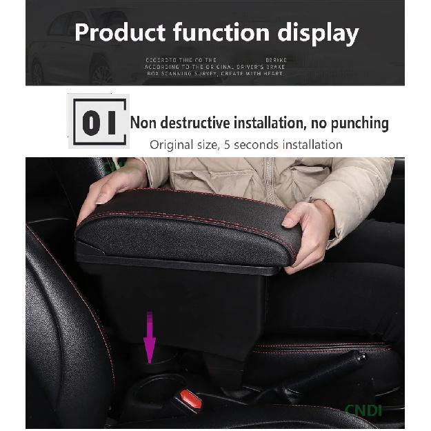 For Peugeot 308 T7 SW Armrest Box For Citroen C4 Car Armrest Retrofit Parts Storage Box USB Accessories 2008 2009 2010 2011 2012