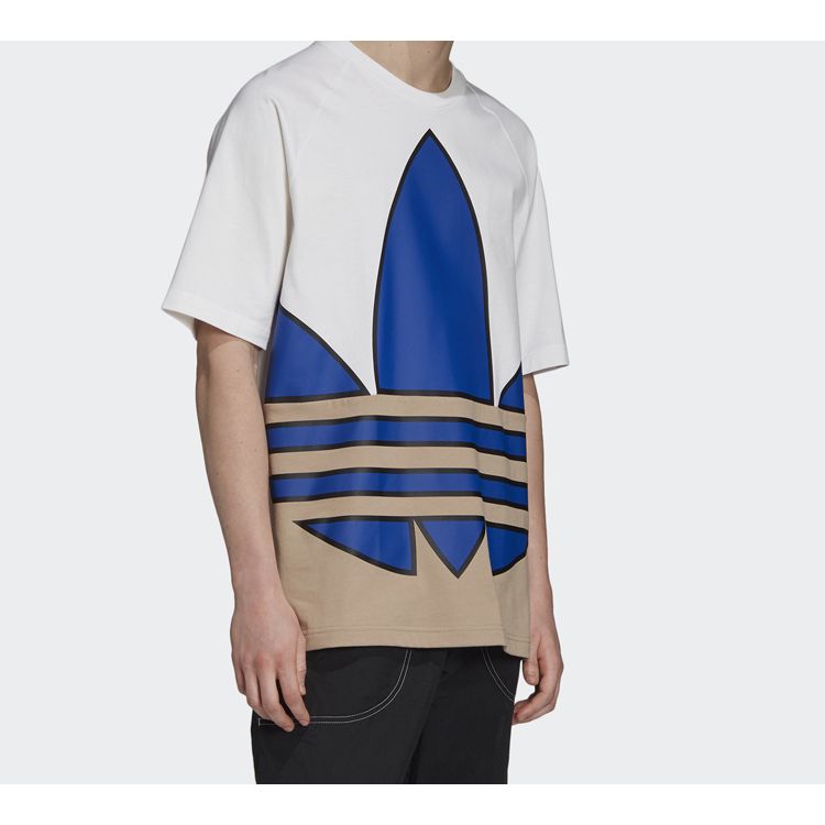 Adidas X Originals Co-Branded Trefoil Logo Short Sleeve T-Shirt Men Tops White GE6223