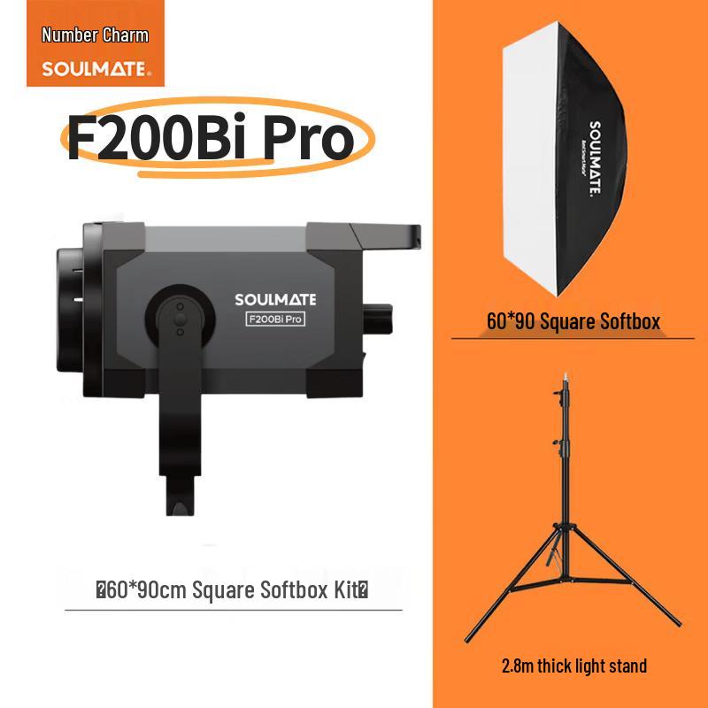 SOULMATE E300BI Max DMX 300W Bi-Color LED Video Light