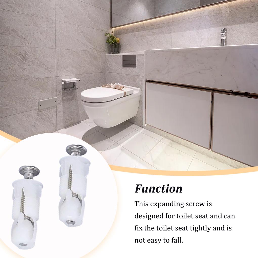 Toilet Lid Seat Stainless Steel Screw Bolts Top Mounting Expanding Screws Nut Hole Fixing Furniture Modified Hardware