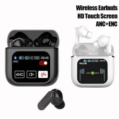 Touch Screen ANC Wireless Earphones TWS Noise Cancelling Earbud Bluetoth 5.4 Support APP Long Battery Life HiFi