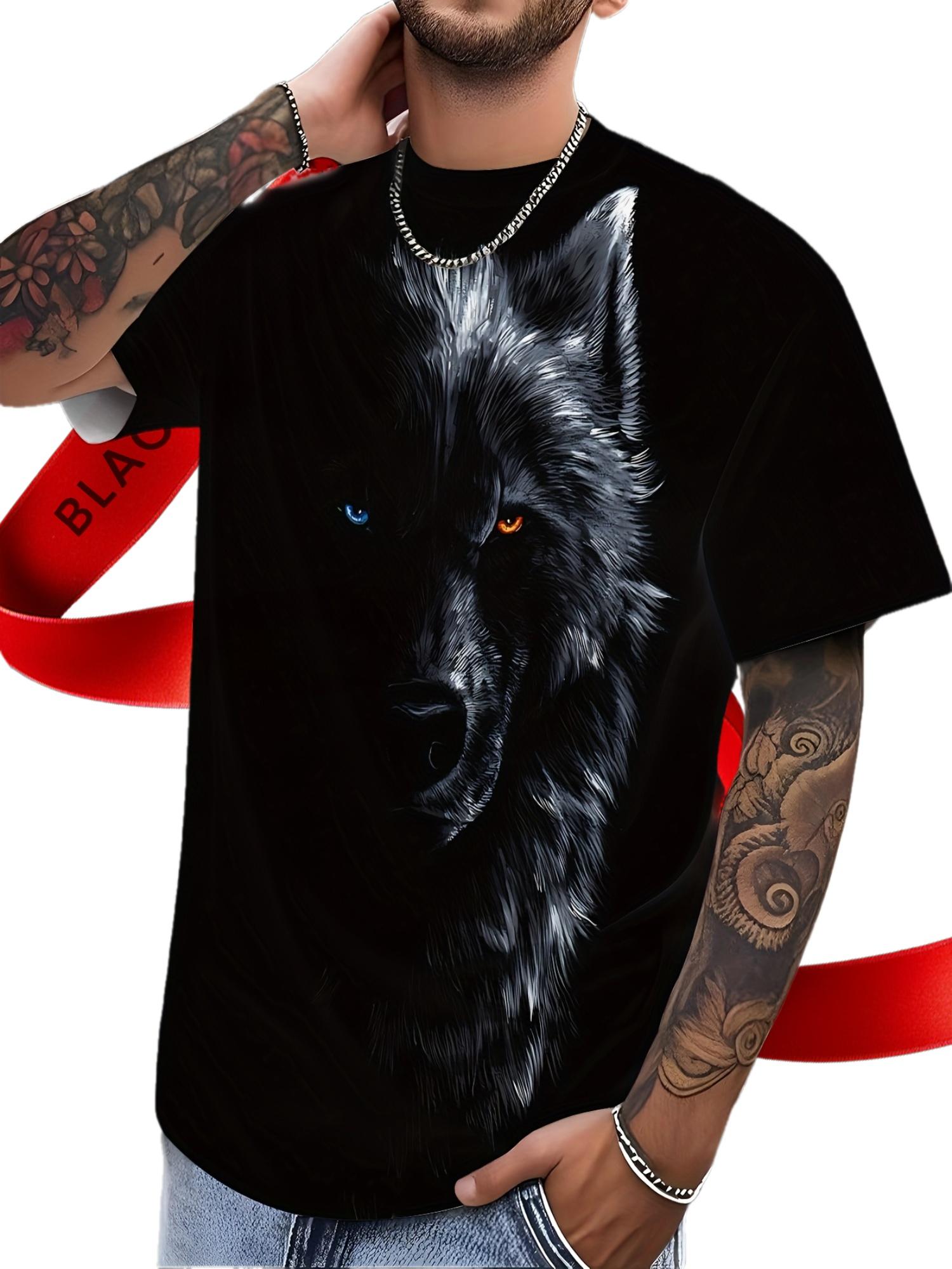 Уличная одежда 3D-принт мужская футболка с коротким рукавом S