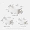 Versatile Plastic Storage Box for Bathroom, Kitchen, and Desktop Use