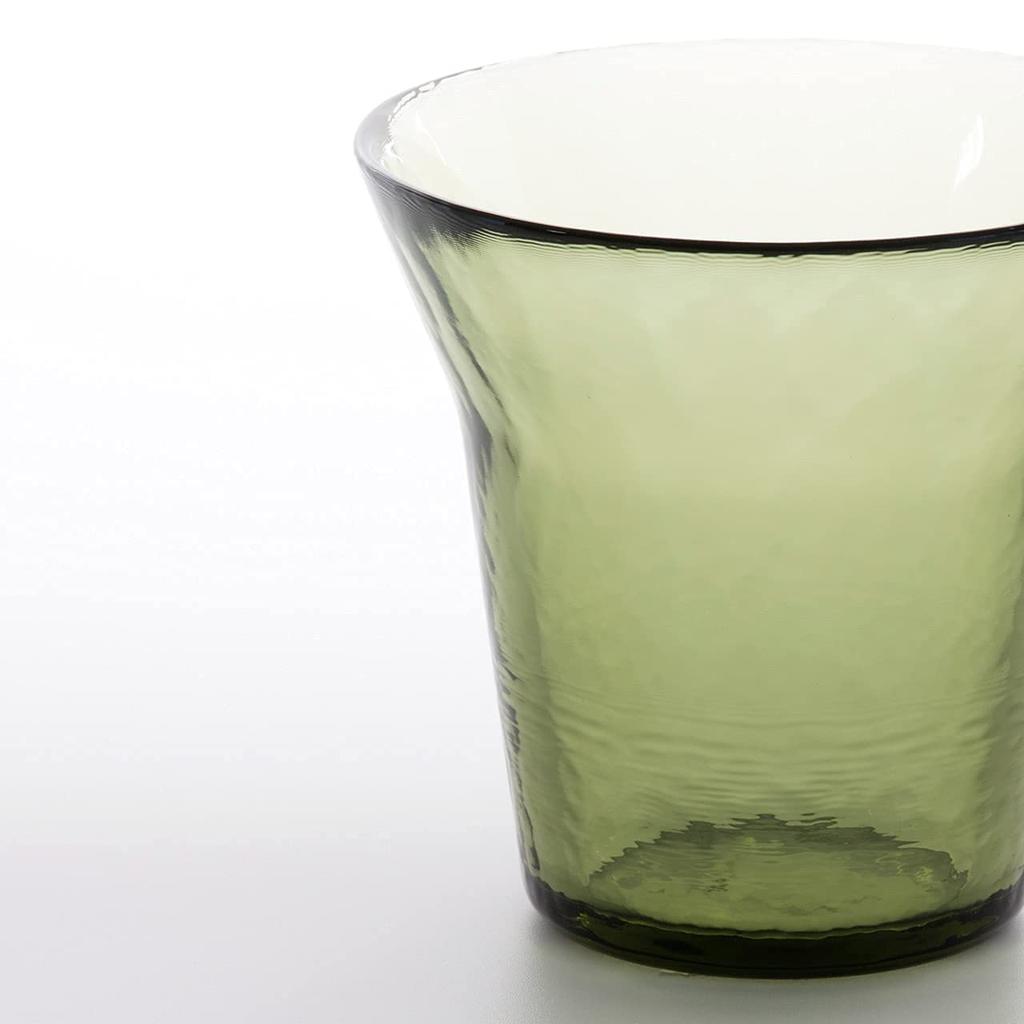 Wired Beans Wired Beans Glasbecher für ein Leben lang, Paar-Set, Geschenkbox, Becherglas, 200 ml, gleiche Farbe (Tsugaru Vidro) (Grünes Set)