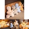 Cute Cartoon Mini People Plush Pillow Doll For Girls Soft And Comfortable
