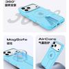 Applicable to iPhone17promax standing bracket mobile phone case Apple 15/16 magnetic matte creative anti-drop case