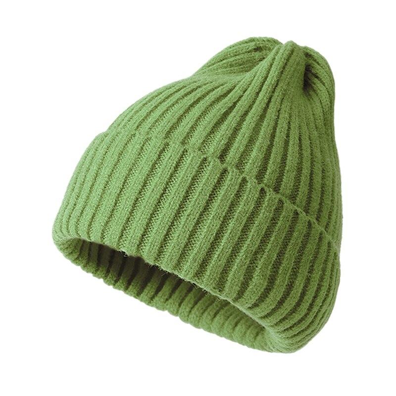 Damen Alltags-Beanie Winter Weich Warm Wintermütze Häkeln Skimütze Schlafmützen Skull Cap Zopfmuster Beanie Mütze