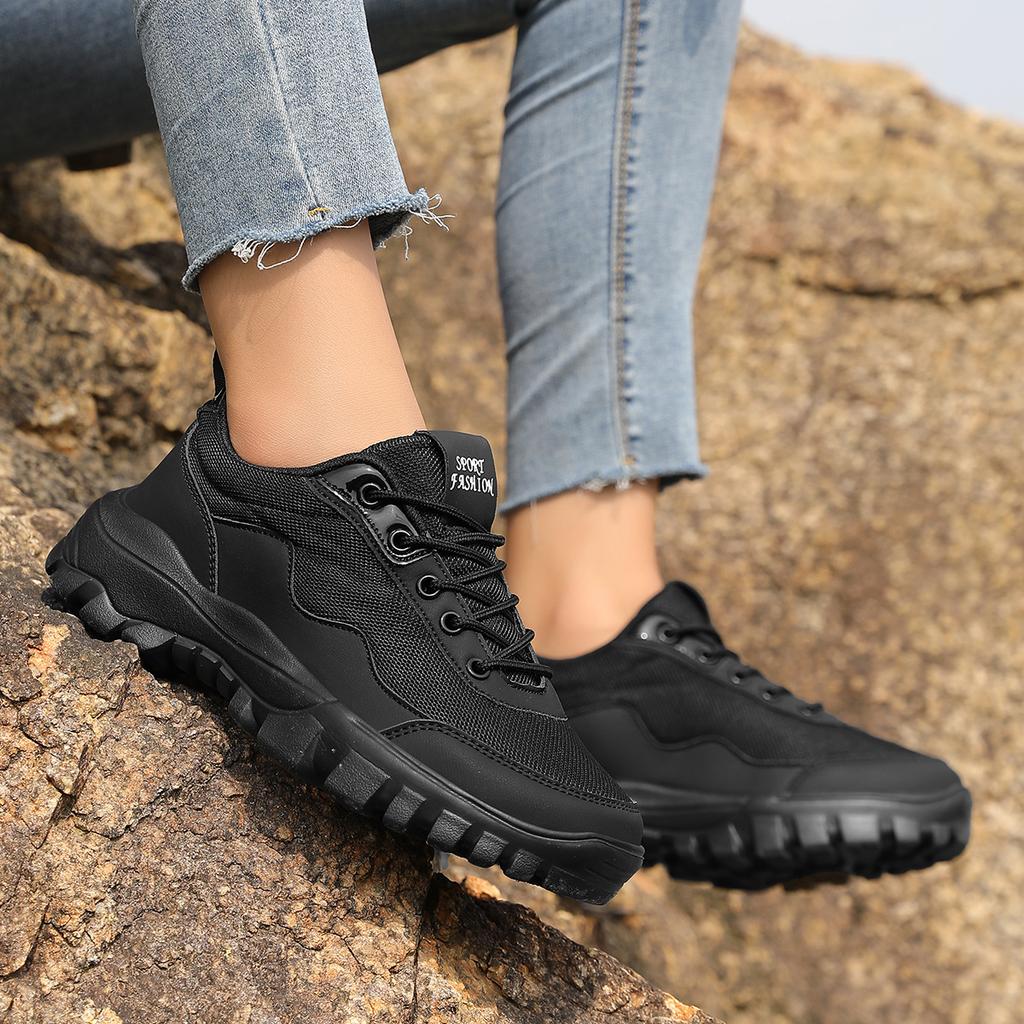 Work autumn and winter new sports shoes women's outdoor leisure travel shoes non-slip mountaineering