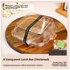 Transparent Tiramisu Packaging Box Cake Dishes Mousse Cutting Sweet Dessert Baking Western Pastries Separation Packing Box