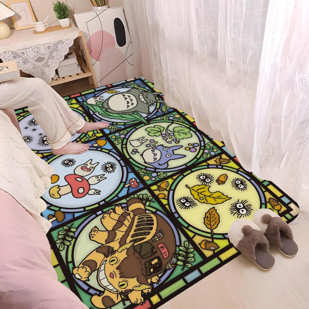 M-miyazaki Hayao Cartoon Anime Room Mats Retro Multiple Choice Living Room Kitchen Rug Non-Slip Welcome Rug