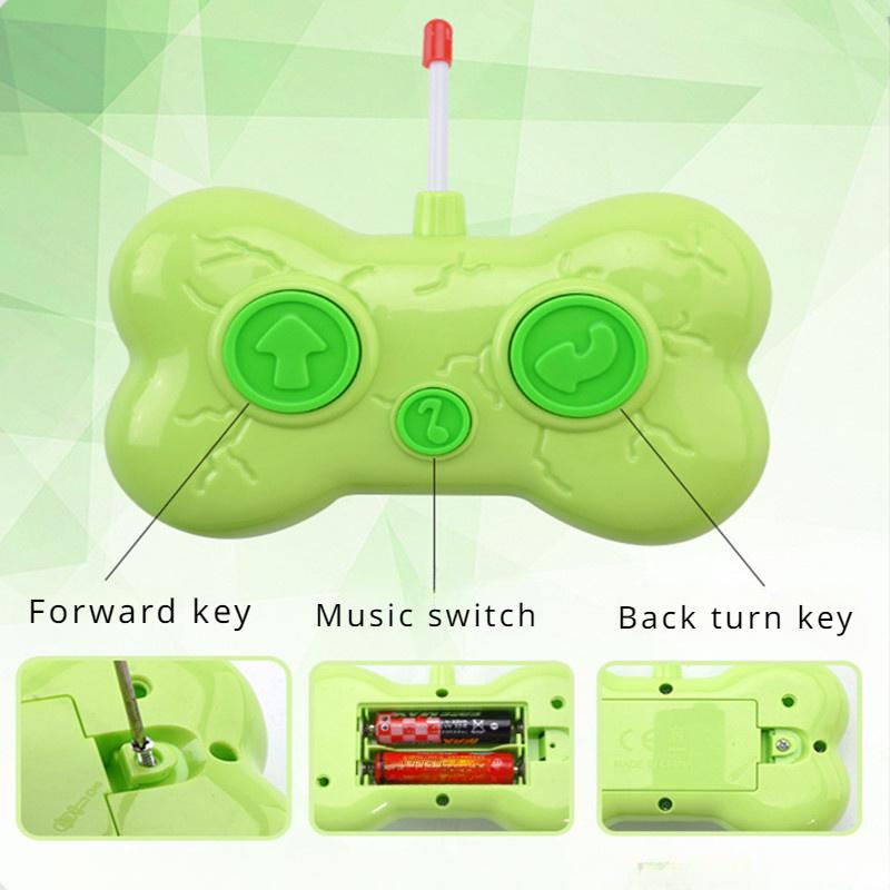 1 Set wiederaufladbares ferngesteuertes Auto für Kleinkinder, Spielzeug für Jungen und Mädchen ab 3 Jahren, ferngesteuertes Auto mit Lichtern und Musik