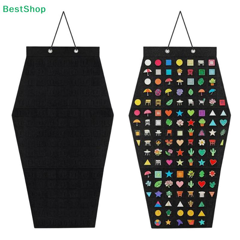 Felt Storage Hanging Bag Wall-Mounted Badge and Brooch Display Bag
