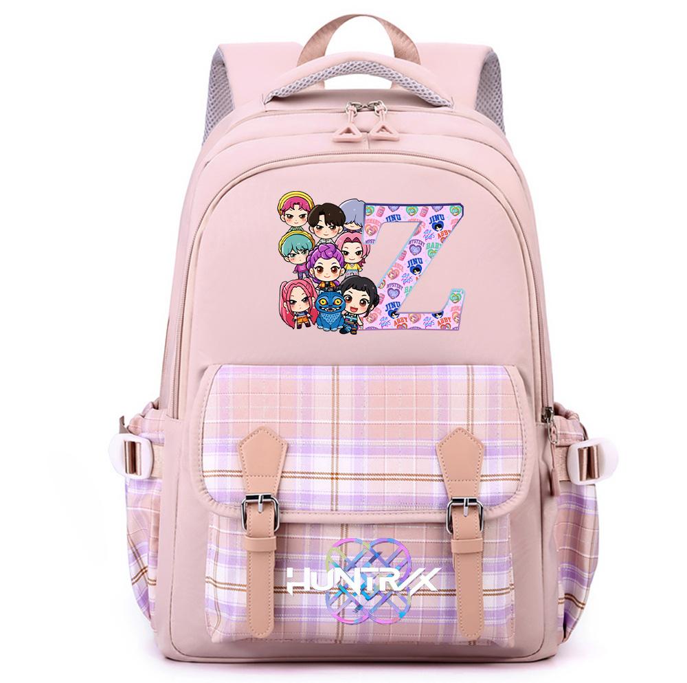 26 Liter Angielski K-Pop Nadrukowany Plecak o Dużej Pojemności dla Nastolatków Uczennic Uczniów Torba Szkolna Torba na Książki Damska Wodoodporna Torba Podróżna Mochila Prezent dla Dziecka