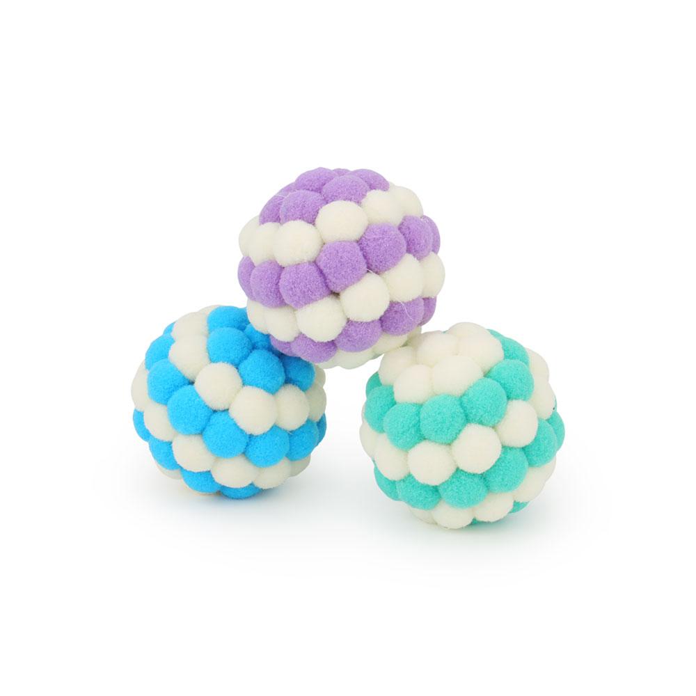 Flower Ball Teasing Cat Toy Colorful Kitten Pets Toys Molar Bolus Small Ball Pet Supplies