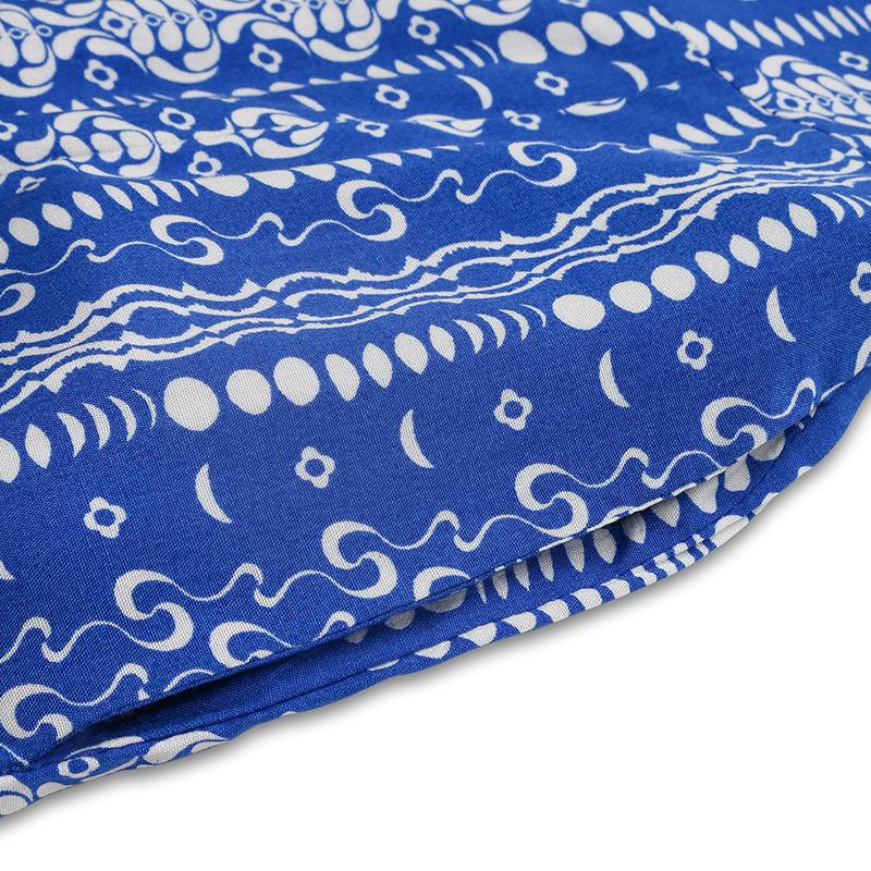 VEZFAA Women's Fashion Casual Summer Spring Geometric Print Sleeveless Suspenders High Waist Trousers Jumpsuits & Rompers