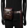 Medieval Retro Owl Design Women's Shoulder Crossbody Bag Vertical Square Small Bag Magnetic Closure Daily Outfit PU Shoulder Bag
