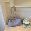 Casual Nylon Hobo Shoulder Bag with Zipper Closure Crossbody Purse for Women Daily Travel