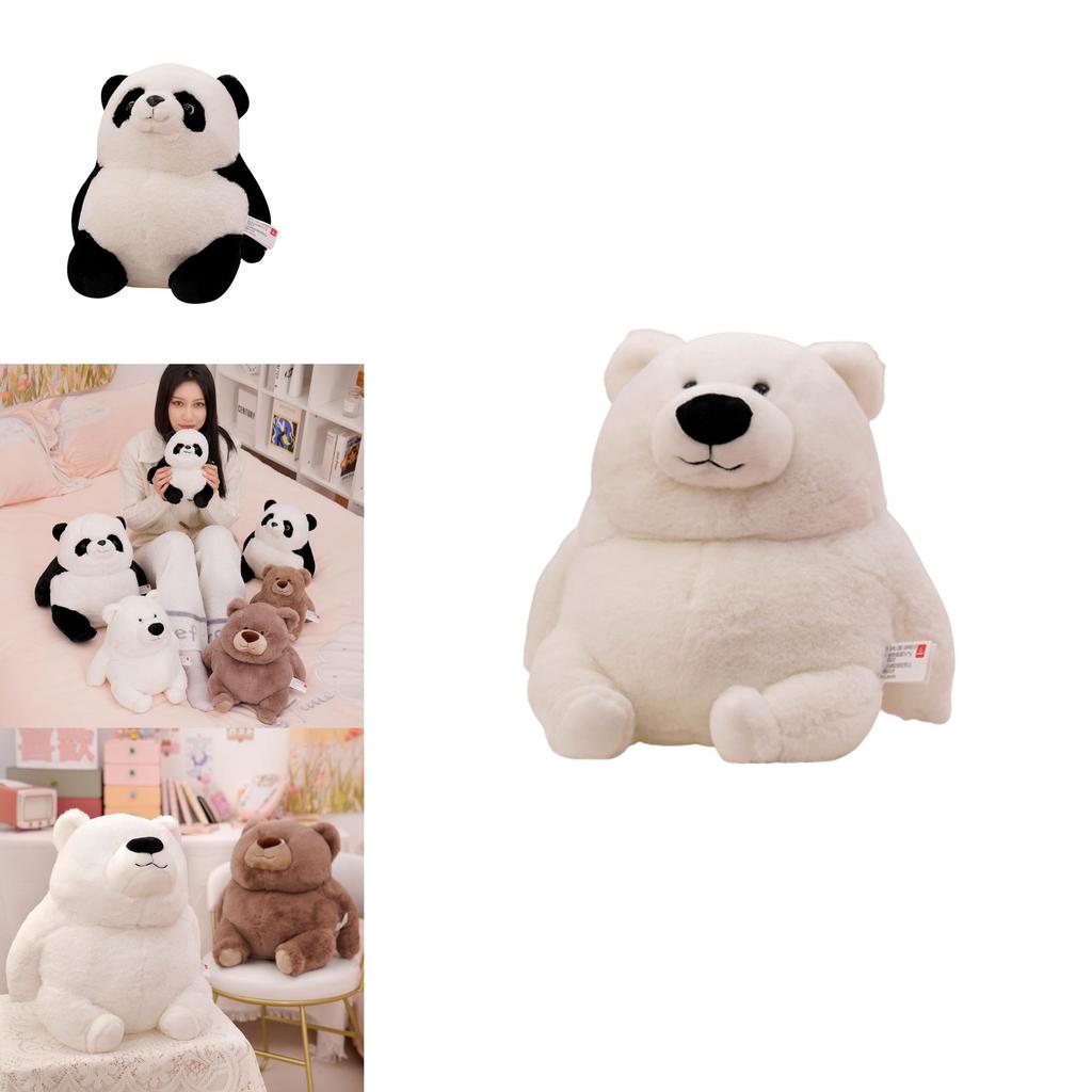 Panda Brown Polar Teddy Bear Doll Stuffed Animal Plush Soft Toy For Kids Baby