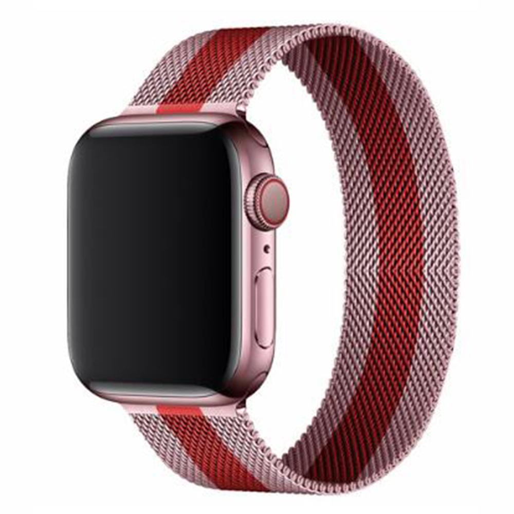 Toepasbare Magnetische Milanese Band voor Apple Watch Series 8/7/6/SE/5/4/3/2 en iWatch
