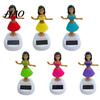 Solar Dancing Beach Girl Automatyczna huśtawka Ozdoba wnętrza samochodu Dashboard Decor