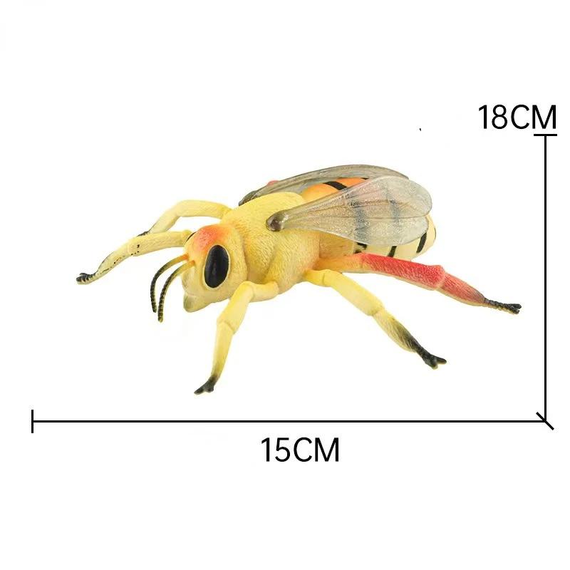 Simulation Insect Small Animal Toy Ant Cricket Spider Scorpion Ladybug Simulation Animal Model Home Garden Ornaments Statues