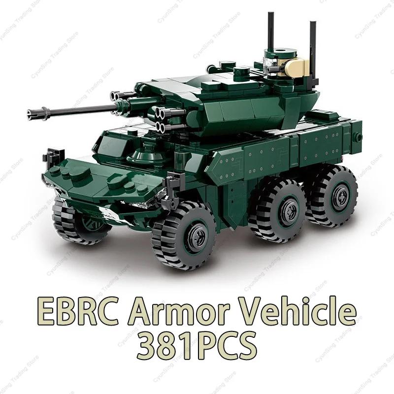 

2024 Military Armored Car Building Blocks Infantry Fighting Vehicle Model Modern Brick Kids Toys for kids