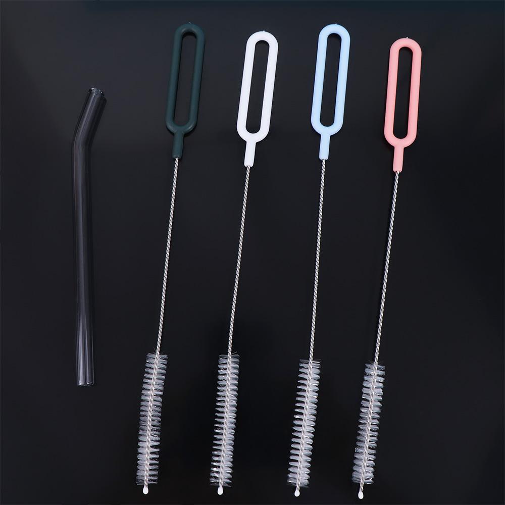 Household Bottle Cleaning Brush Nylon Hair Glass Test Tube Brush Straw Brush  for Cleaning