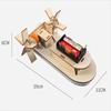 DIY Wooden Ship Model Small Maker Material Gift Toy Science Experiment Set Assembly Material Packaging Toy Birthday Gift