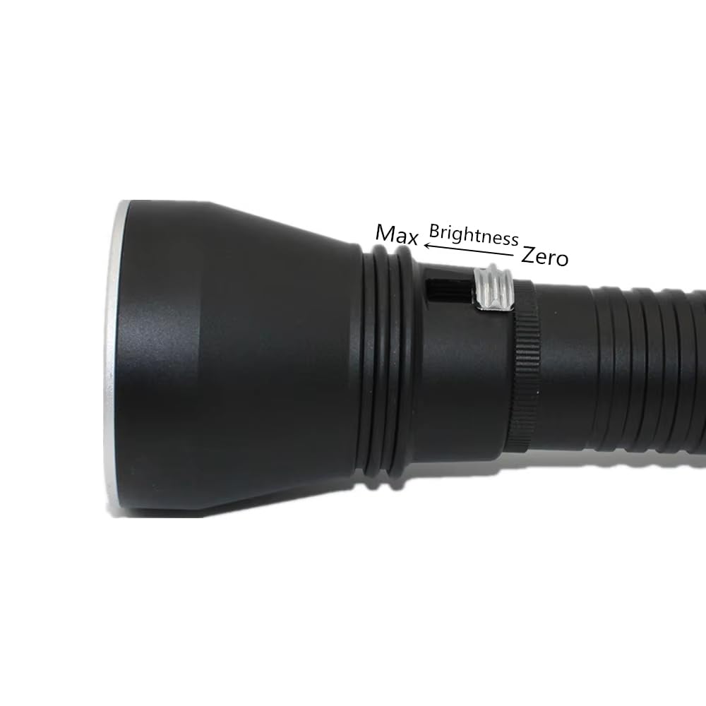 Zmart Cree XHP70 LED Diving Light, 4000 Lumens, 26650 X 2, 100m Waterproof, for Scuba Diving, Night Diving, and More