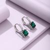 Stylish Zircon Square Alloy Earrings For Women Geometric Summer 2022 Jewelry Unique