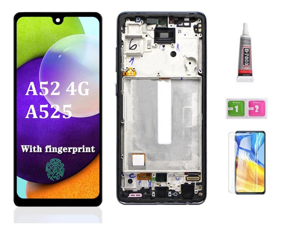 

Oled ЖК-дисплей + рамка, совместимый с Samsung A52 4g A525 чёрный