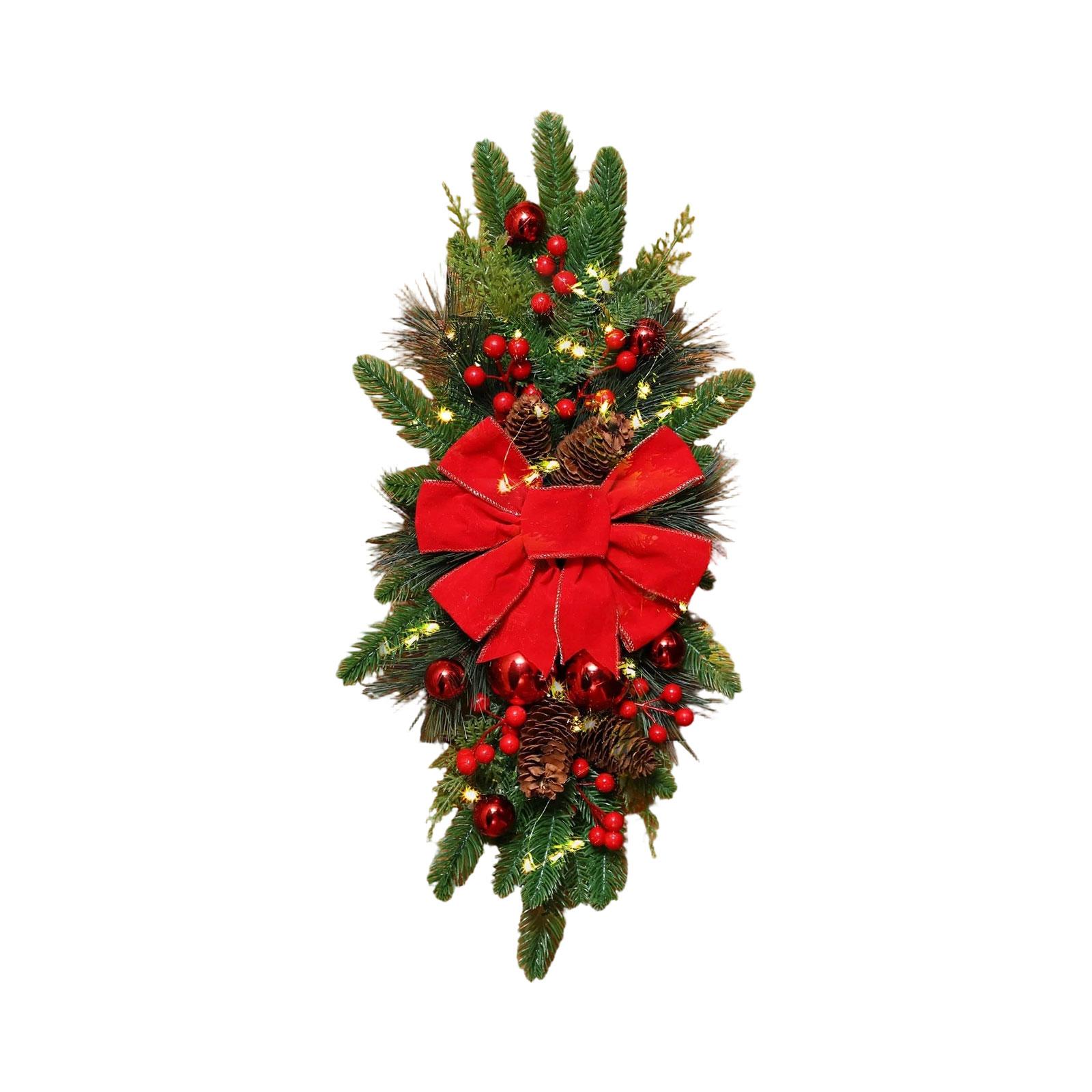 

Stair Trophy Decorations Christmas Trophy Wreath For Front Door One Size
