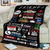 Friends TV-Show Central Perk Überwurfdecke Weiche Gemütliche Decke für Zuhause Schlafzimmer Reisen Perfektes Geschenk für Fans und Kinder
