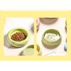 2 in 1 Cat Ceramic Bowl Double Layer Small Dogs Food Water Feeders Pet Non-slip Drink Eat Supplies Doughnut Shape Microwave Safe