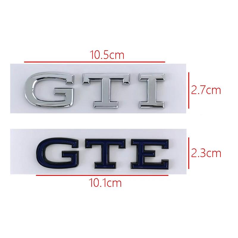 Valve Stems Caps Rear Trunk ABS Car New GTE GTI Logo Side Fender Badge Stickers For Volkswagen VW Golf R LINE Beetle Passat Tig BGZ1
