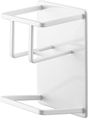 Yamazaki Tower Magnetic Sponge Bottle X X Sponge Floating 3767 & Holder, White, Approx. W7.9 D6.7 H11.5cm, Rack, Storage,