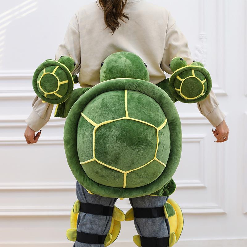 

Ski Protective Gear Small Turtle Fart Pad Anti-drop Cartoon Animal Seat Cushion Hip Pad Butt Skating Plush Toy Knee Pads 23cm 2 pieces 40cm 1 piece (three-piece set)
