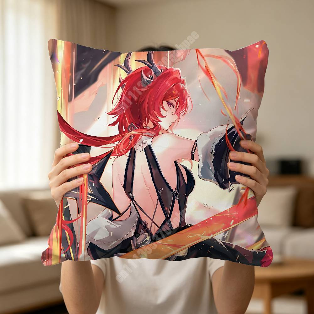 Arknights Endfield Laevatain Pillow Cover Cushion Case Sofa Couch Modern Apartment Decor Family Furnishing