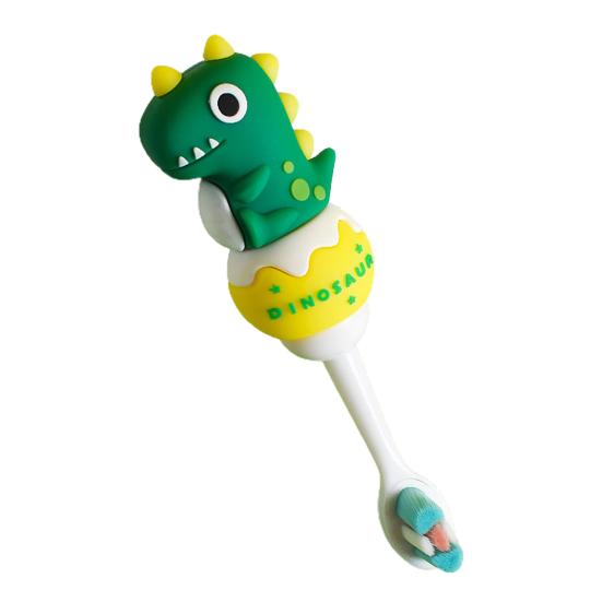Praktický dětský zubní kartáček, opakovaně použitelný lehký dinosaurus