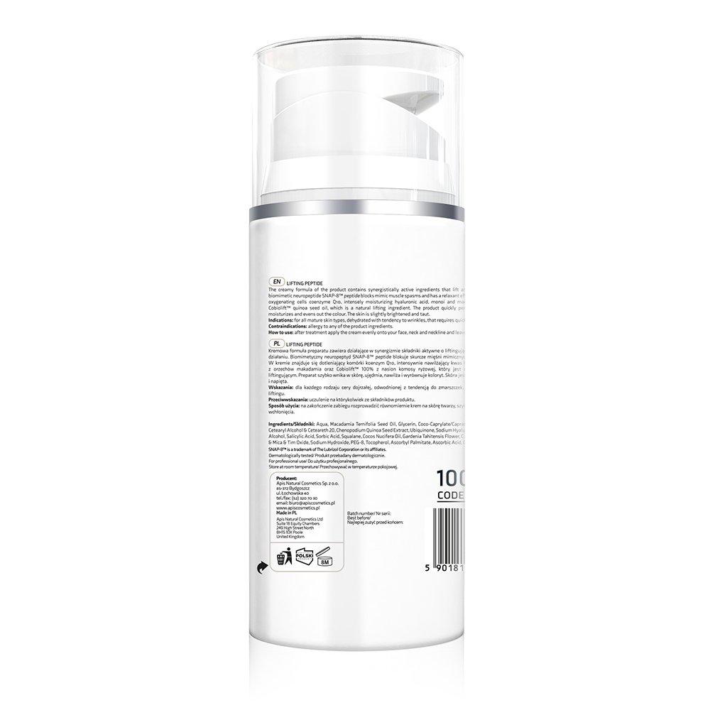 Krem liftingujący z kwasem hialuronowym SNAP-8 i Cobiolift Apis 100 ml