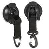 1/4Pcs Heavy Duty Suction Cup with Hook & Nylon Webbing, Securing Hook Tie Down for Glass Window, Outdoor Car Awning Camping Trap Accessories