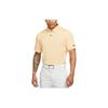 Solid Color Brand Logo Short Sleeve Polo Men Tops Yellow FJ1643-795