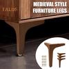 4Pcs Metal Furniture Legs 200kg Load-capacity Rust Resistant Easy To Install Triangle Furniture Feet DIY Replacement Parts