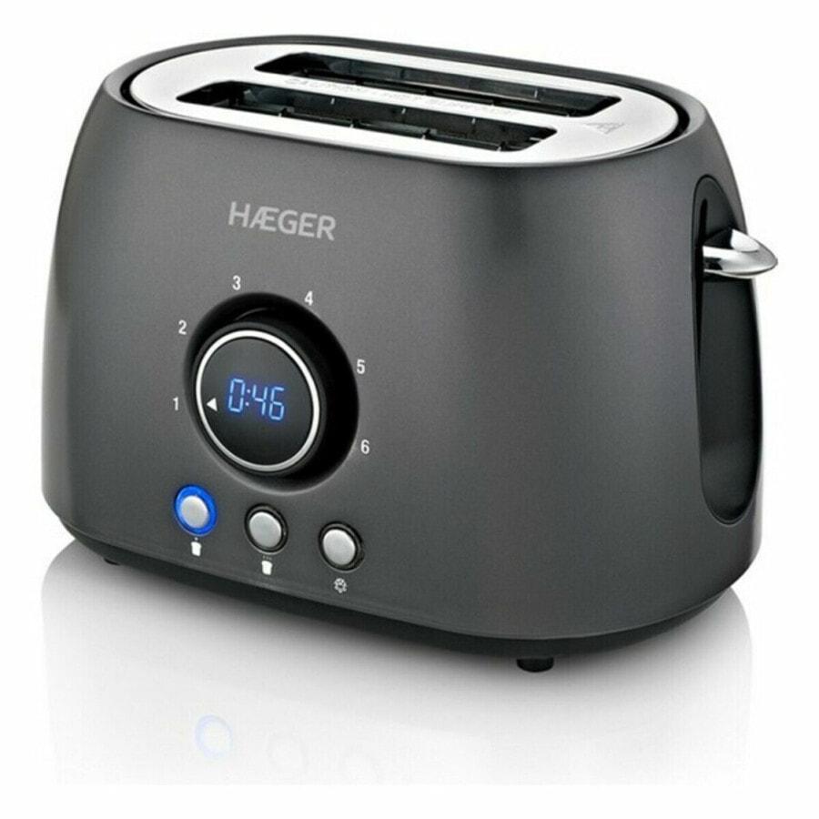 

Тостер Haeger TO-08D.012A черный 800 Вт