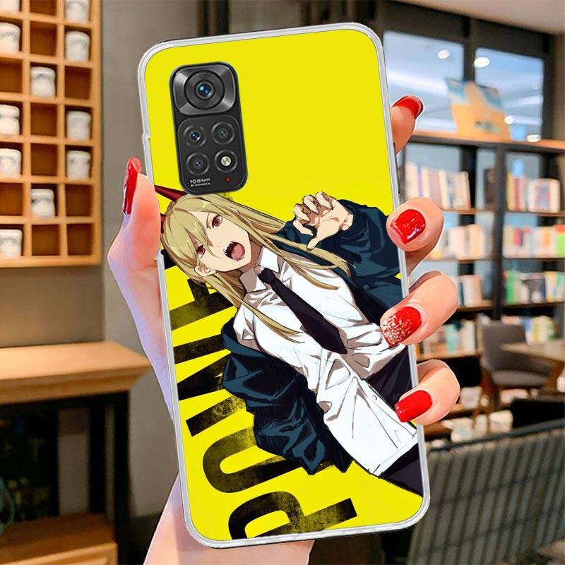 Kettensäge Makima Power Cover Handyhülle Für Xiaomi Redmi Note 15 14 13 12 11 10 Pro Plus 14S 12S 11S 11T 11E 10S Weiche Hüllen Schale