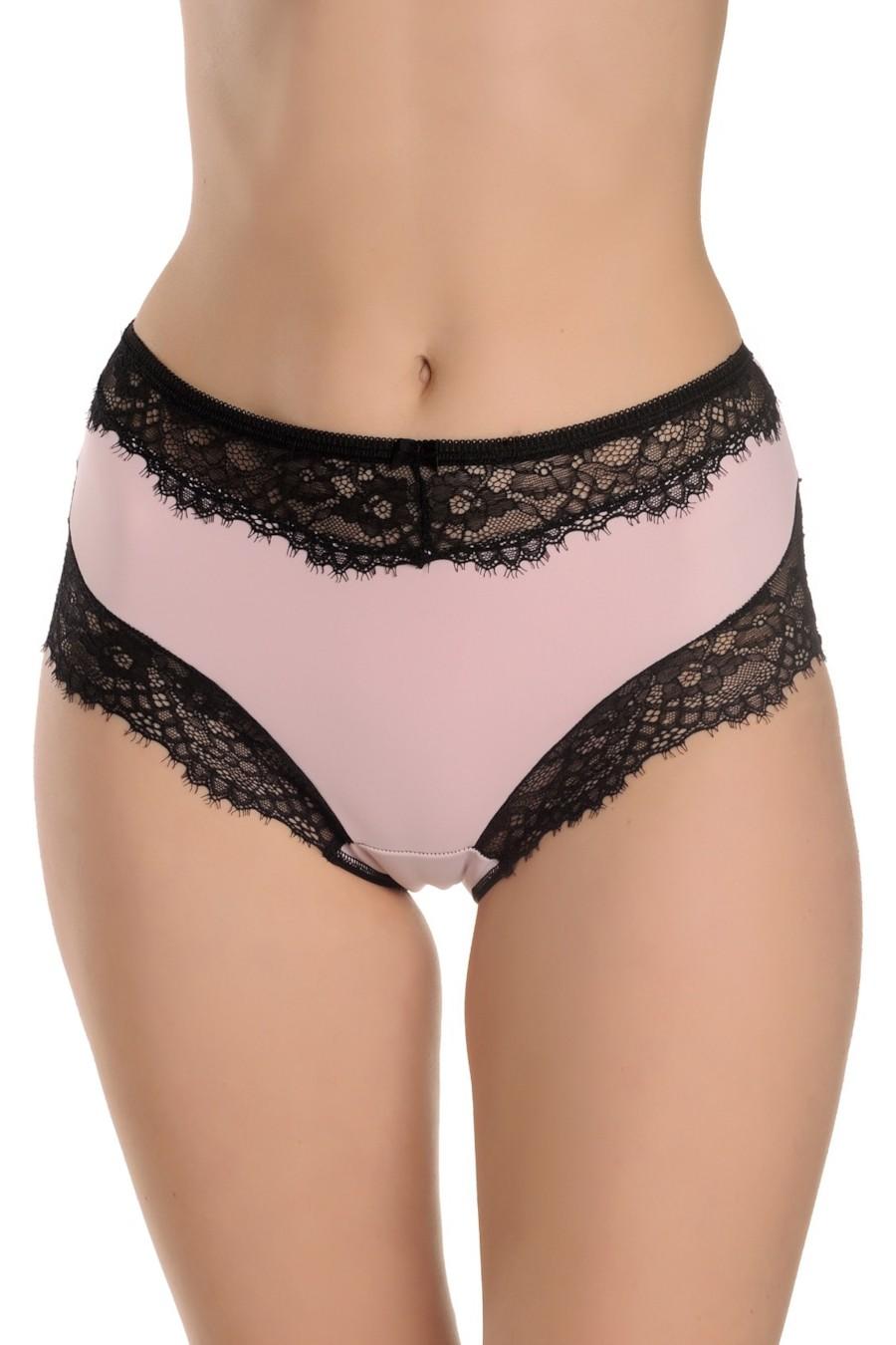 

Трусики сліп ORO (72860) 6(XXL) прозорий колір чорний