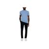 Polo Ralph Lauren Solid Color Logo Embroidered Straight Fit Short Sleeve Polo Shirt Men tops Light-Blue 710534735-439
