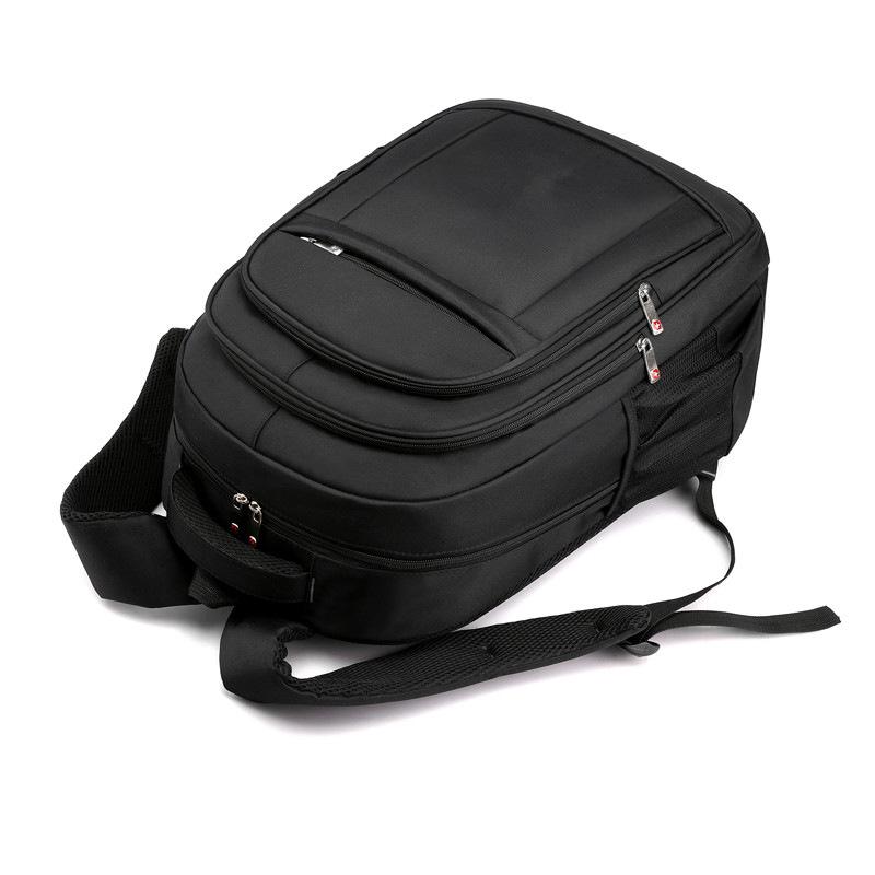 Schoolbag New Backpack Men's Business Computer Bag Unlabeled Printed Logo Travel Large Capacity Student School Bag