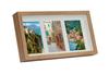 Ramka Na 3 Zdjęcia 10X15 Galeria 3D Głęboka Przestrzenna Shadow Box 18X35Cm Dębowa