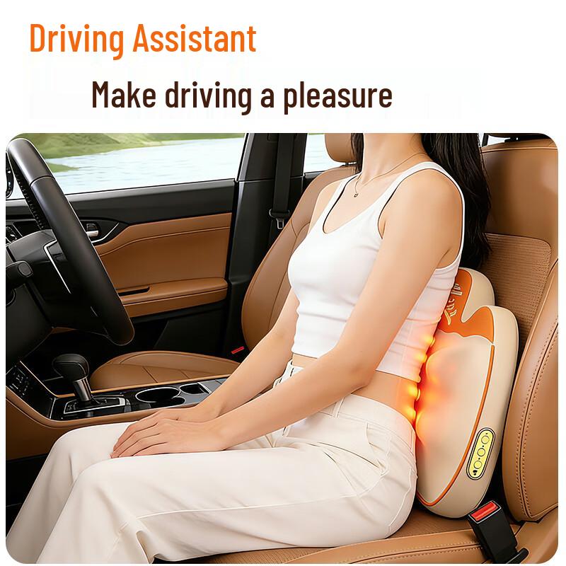 HEZHENG Lumbar and Back Massager CN plug (adapter included)